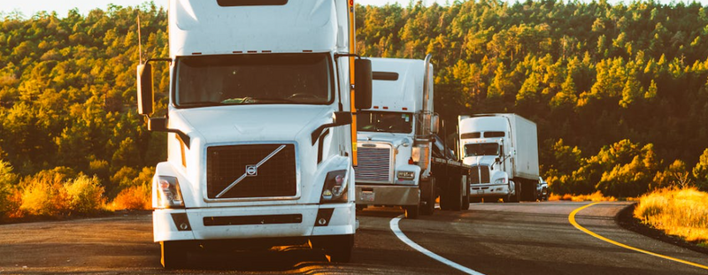 truck drivers driving the trucks