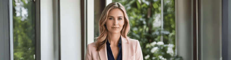 Psychologist women standing in office