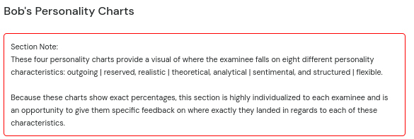 Coach Guide view with Section Notes highlighted