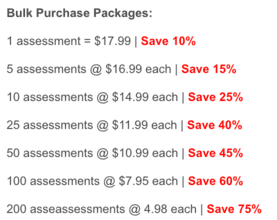 Bulk Purchase Access Codes screen in the affiliate dashboard