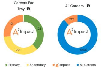 aptitude aversion assessment donut chart example